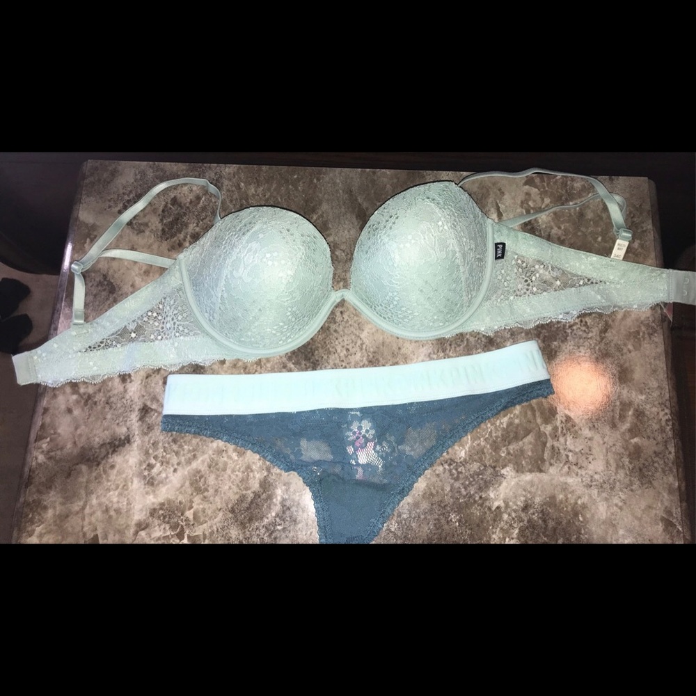PINK Victoria’s Secret bra and thong